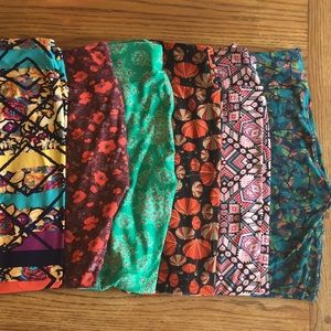 6 Pair Bundle/Lot NWOT Lularoe OS Leggings - NEW!